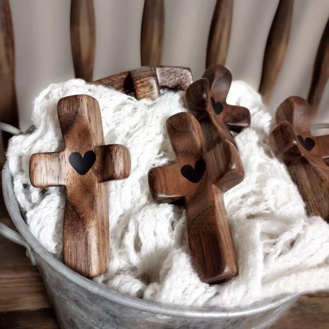 Cross My Heart – Handcrafted Wood Cross