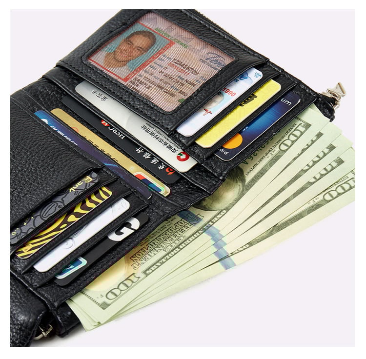 Pebble Leather Wallet