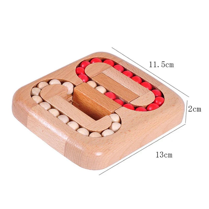 Rotating Magic Bean Toy Wood Puzzles For Adults and Kids
