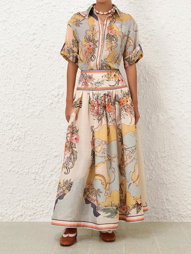 Jesica Midi Skirt