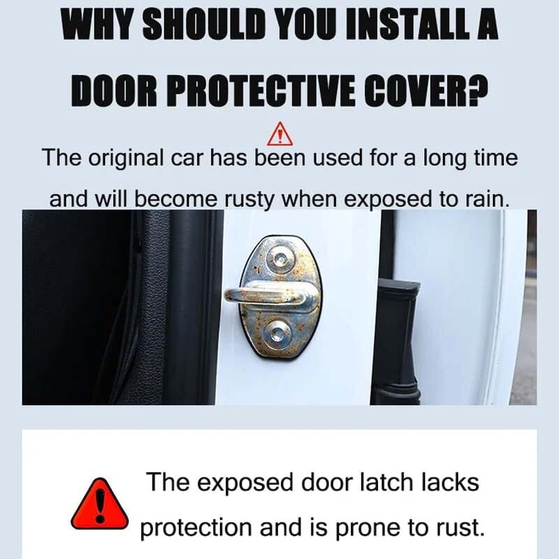 Car Silicone Door Latch Protective Cover(4 PCS)