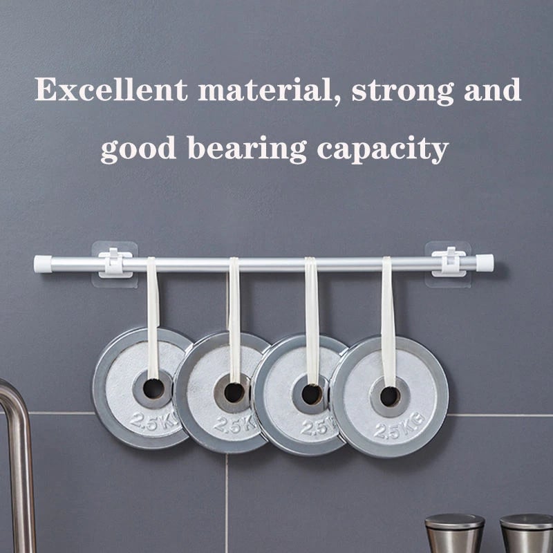 Nail-Free Adjustable Curtain Rod Holders