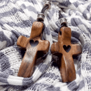 Cross My Heart – Handcrafted Wood Cross