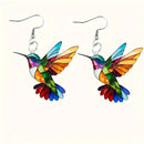 Colorful Hummingbird Earrings