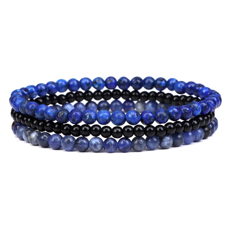 Amethyst Stress Relief Bracelet Set