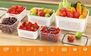 Fridge Food Containers with Removable Colander