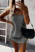 Fashion Sleeveless Lace-up  Dress