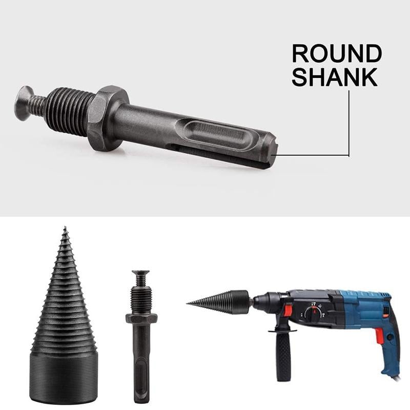 Round Shank Firewood Drill Bit