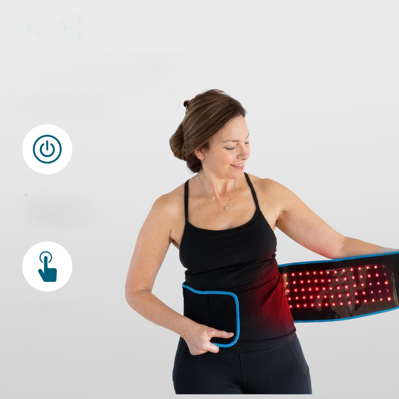 Therma - Pain Relief & Slimming Belt + Red Light Mastery Guide