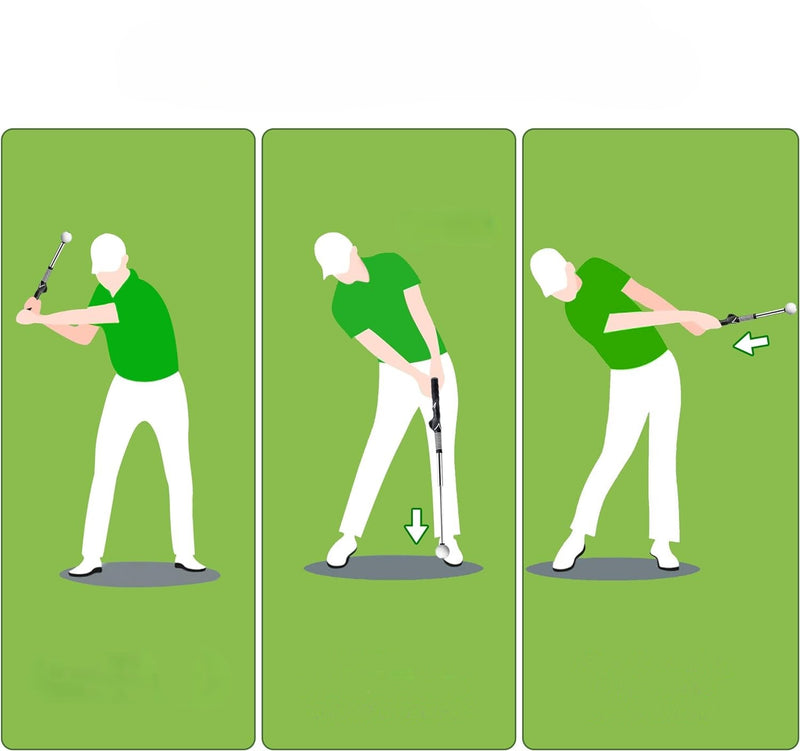 Retractable Golf Swing Training Aid