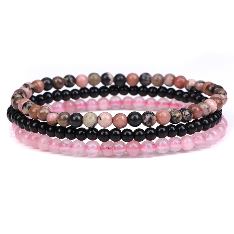 Amethyst Stress Relief Bracelet Set
