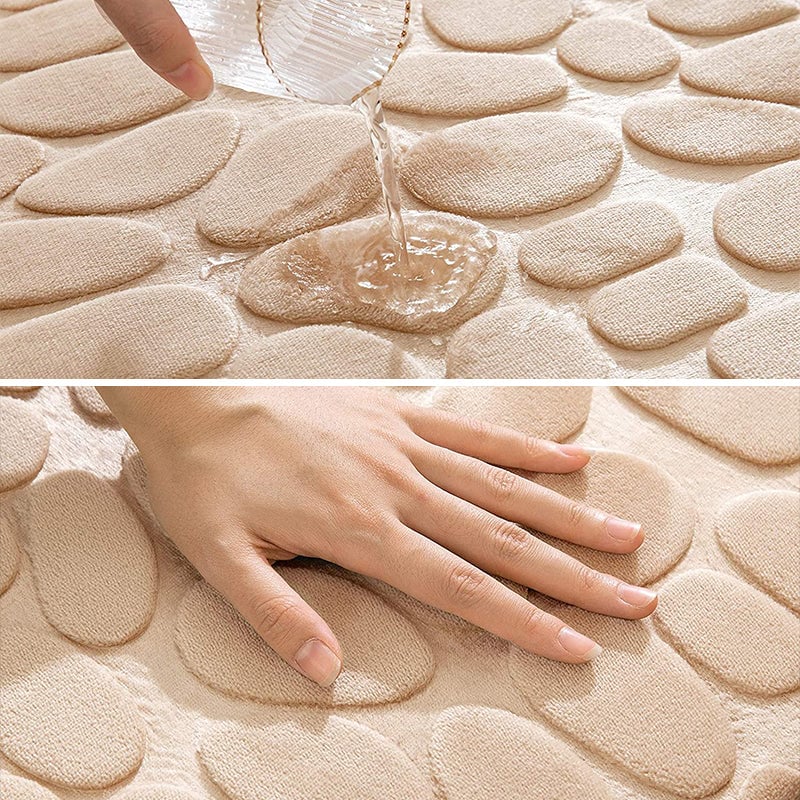 Non-Slip Mat with Pebble Pattern