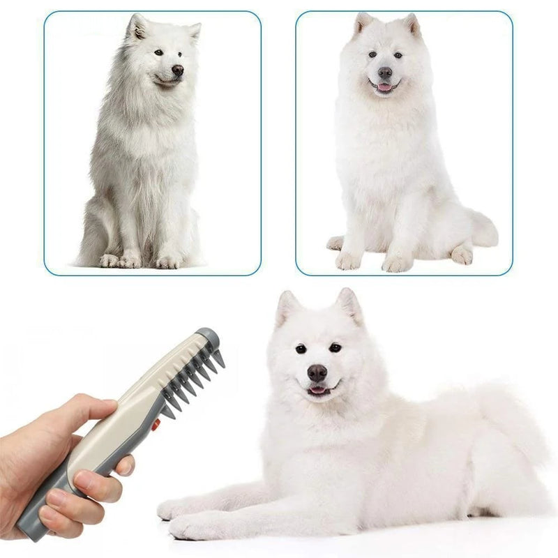 Electric Pet Grooming Comb – Painless Knot Removal for Dogs and Cats