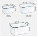 Fridge Food Containers with Removable Colander