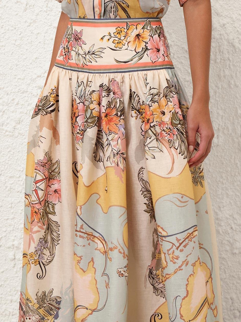 Jesica Midi Skirt