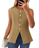 Summer Sleeveless Blazer Vest