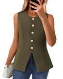 Summer Sleeveless Blazer Vest