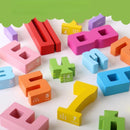 Montessori Wooden Number Blocks – Natural Learning, Tactile Play, Early Math Skills