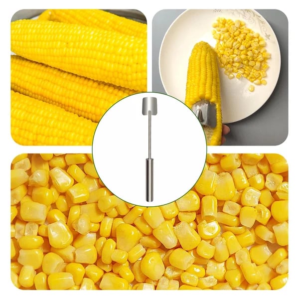 Long Handle Stainless Steel Corn Stripping Tool