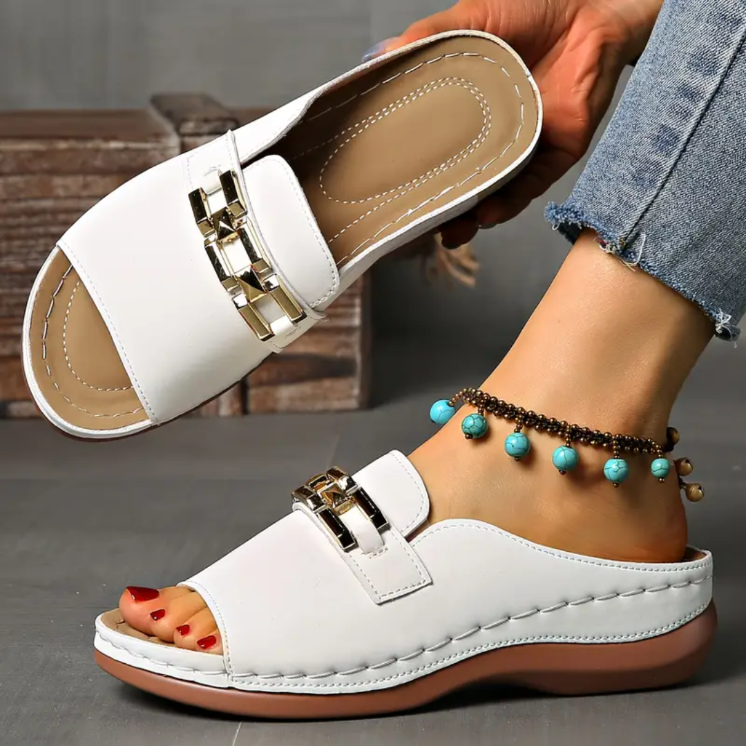 Lunna Comfort – Sandali comodi - Beige - 42