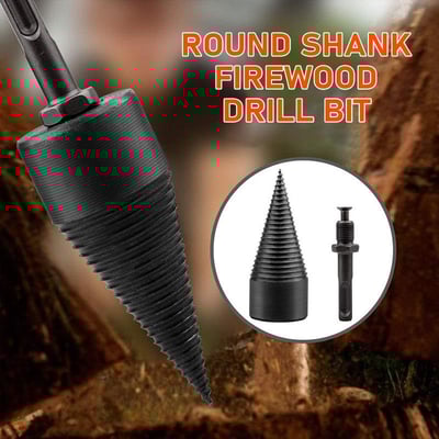 Round Shank Firewood Drill Bit
