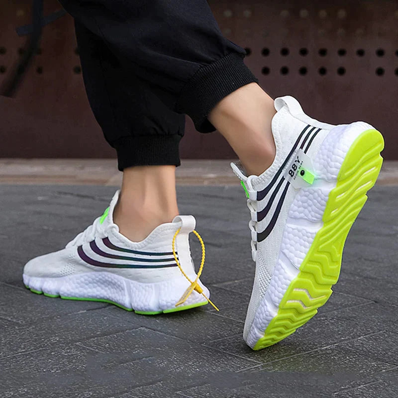 RunFit – Sneakers comode - Nero/Bianco - 41