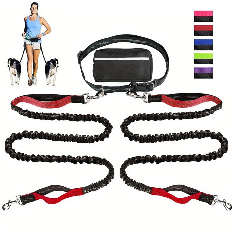 Hands-Free Dog Leash and Utility Pouch