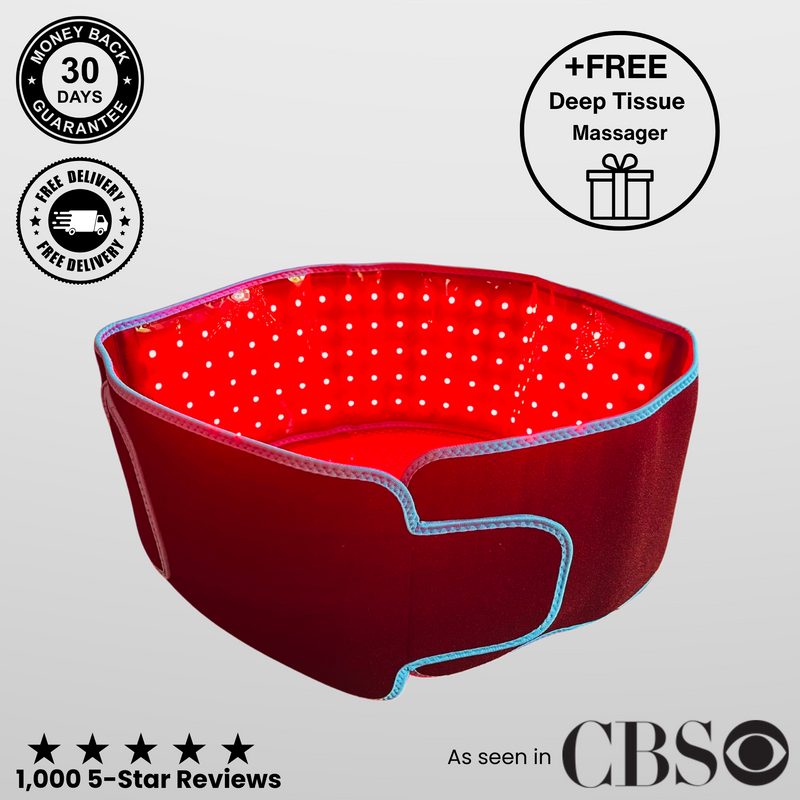 Therma™ - Pain Relief & Slimming Belt + Red Light Mastery Guide