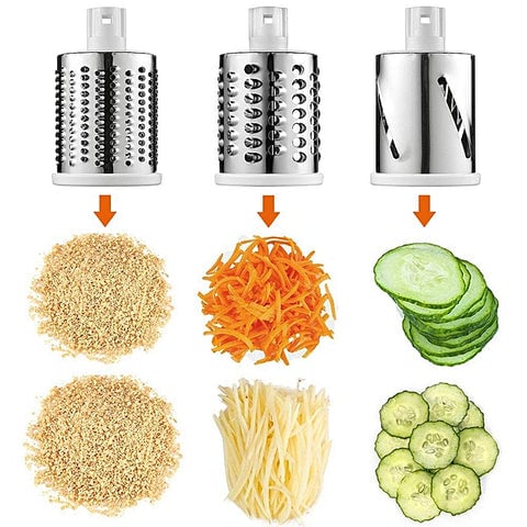 3 in 1 Rotary Cheese Grater Vegetable Slicerr