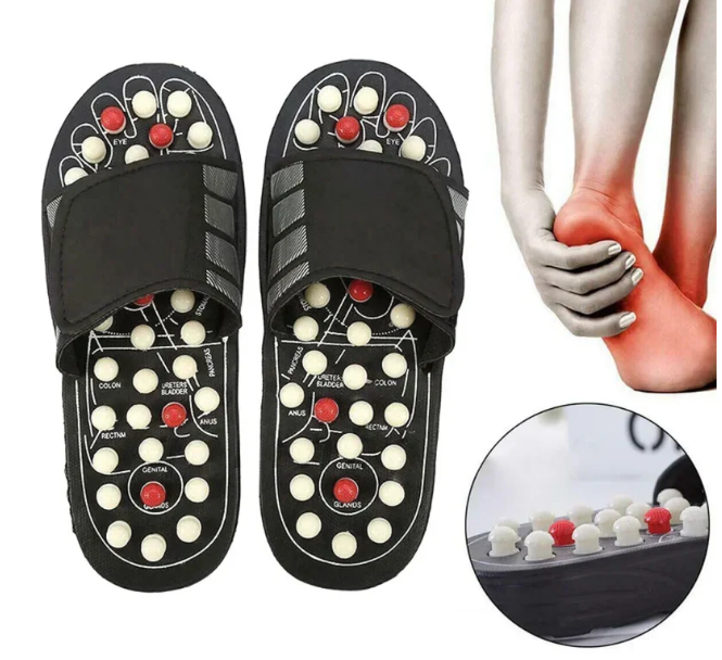 MassageMax – Pantofole comode - Bianco - 35