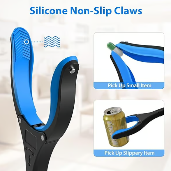 Foldable Grabber With 360° Swivel Clip