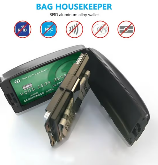 Secure RFID Cash and Cards Wallet
