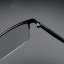 Metal ultra-light half-frame photochromic multifocal glasses
