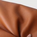 Solid color simple genuine leather shoulder bag