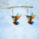 Colorful Hummingbird Earrings