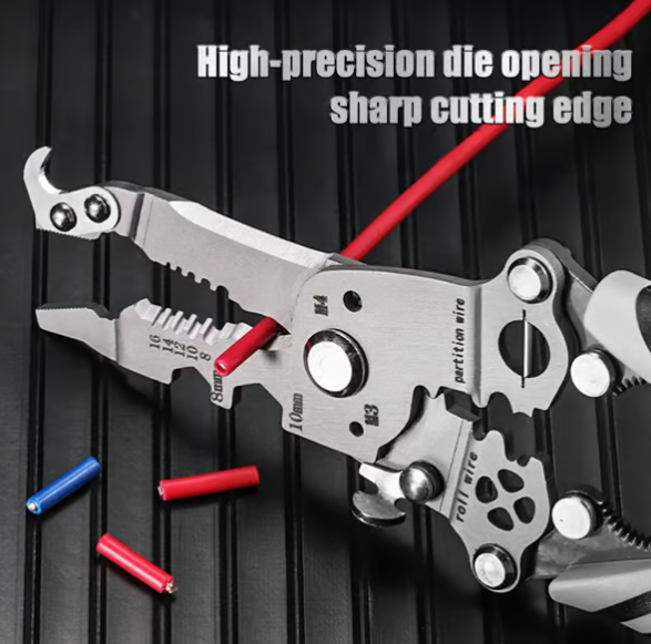 Multifunctional Folding Wire Stripper-Professional Electrician Tool