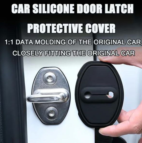 Car Silicone Door Latch Protective Cover(4 PCS)