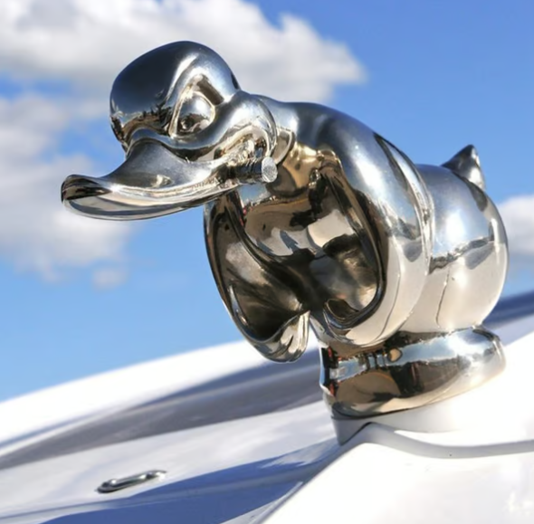 Angry Rubber Duck Hood Ornament