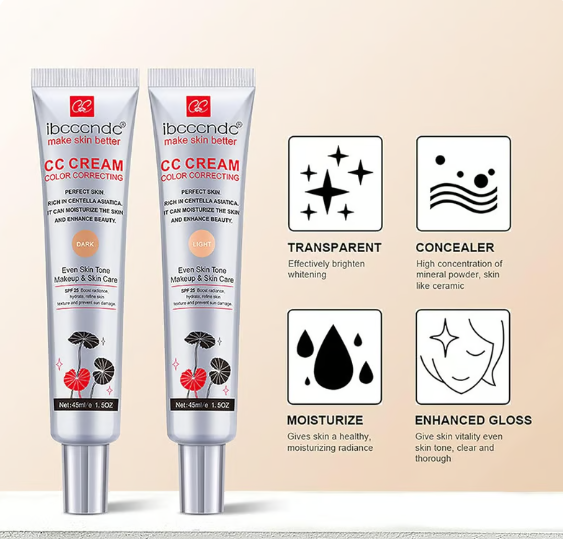 Hydrating CC Cream Foundation with Centella Asiatica