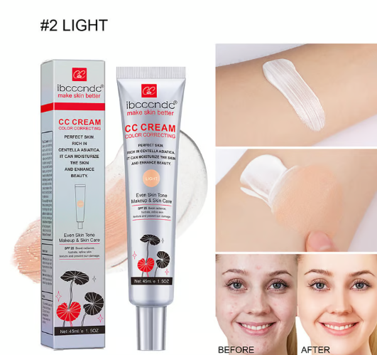 Hydrating CC Cream Foundation with Centella Asiatica