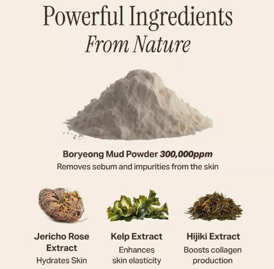 Mud Mask - Deep Cleansing & Hydrating with Boryeong Mud