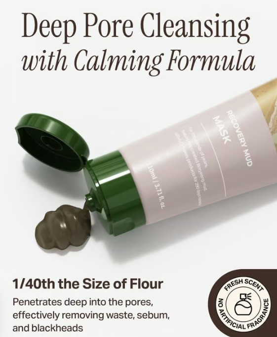 Mud Mask - Deep Cleansing & Hydrating with Boryeong Mud