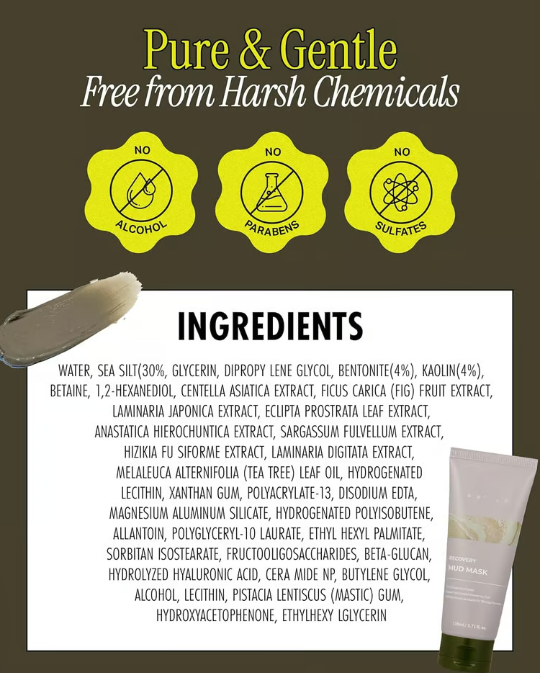Mud Mask - Deep Cleansing & Hydrating with Boryeong Mud