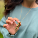 Stainless Steel Necklace With Whistle Pendant To Regulate Breathing And Relieve Stress