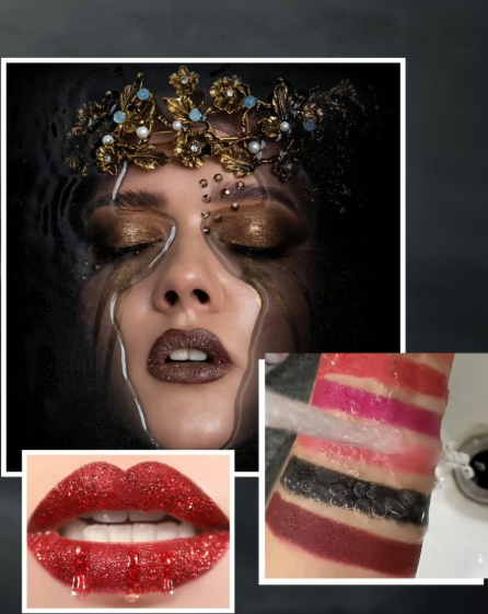 Diamond Lip Gloss Glitter Lipstick Waterproof