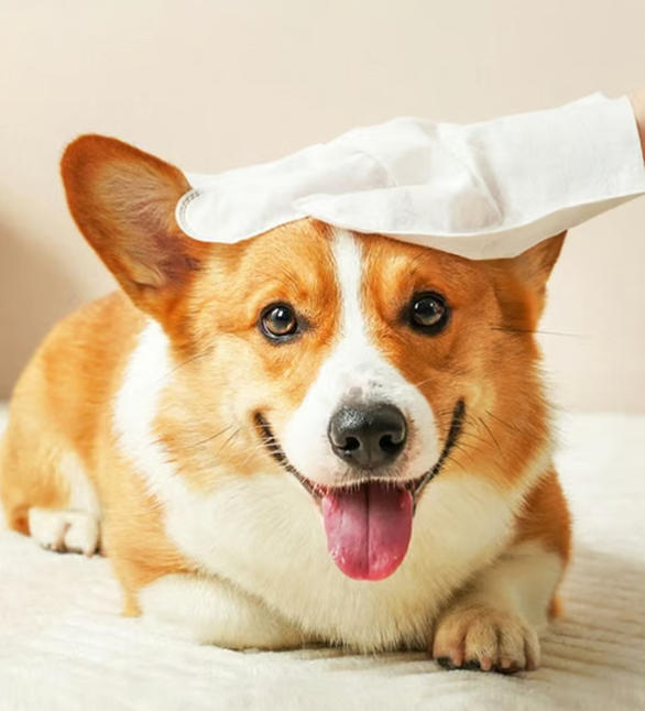Deodorizing Pet Glove Wipes For Dogs（6Pcs）