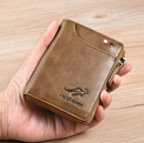 Men Wallet Zipper Purse ( RFID PROTECTED )