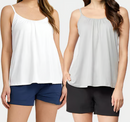 Loose-fitting Tank Top With Built-in Bra