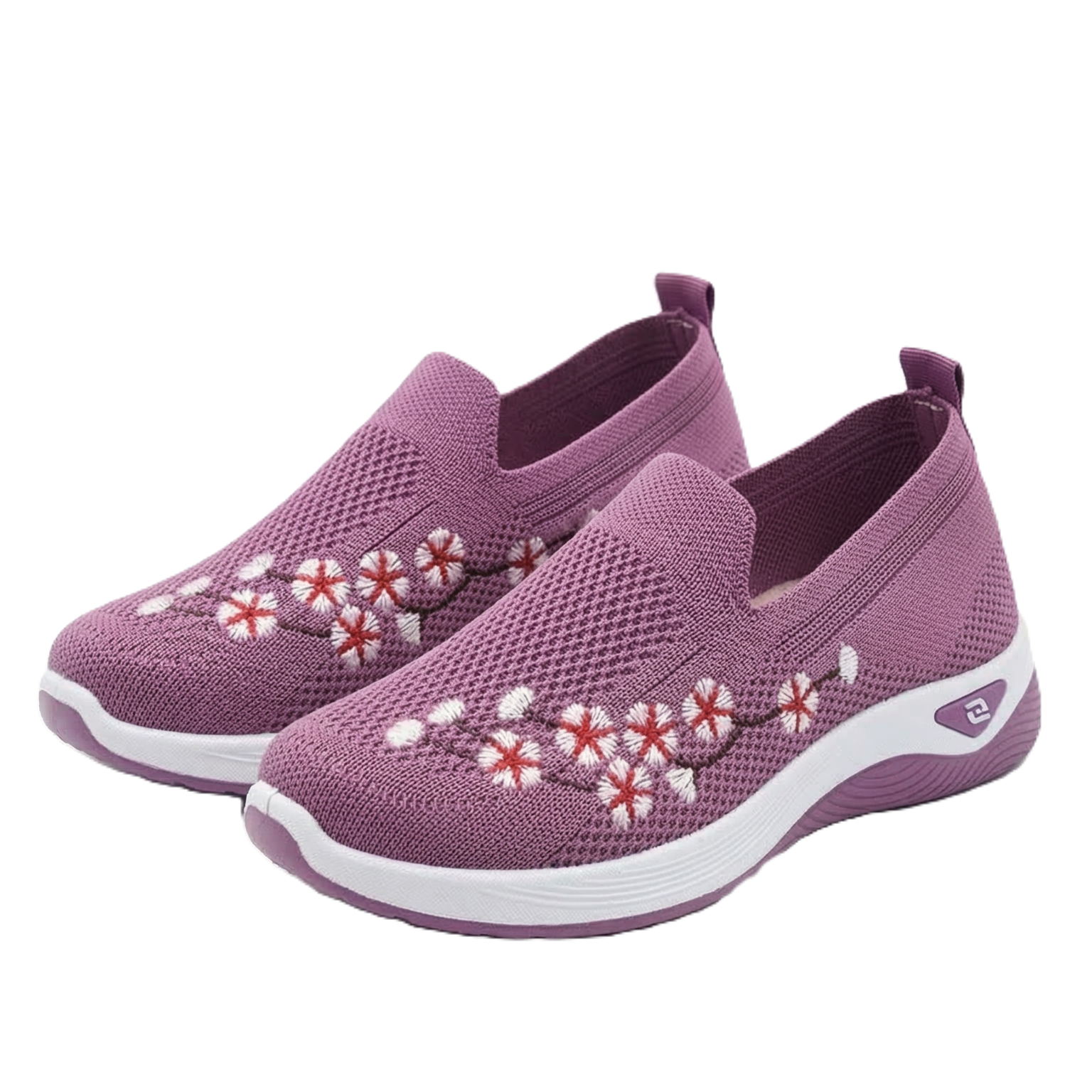 Flower – Sneakers comode - Nero - 36