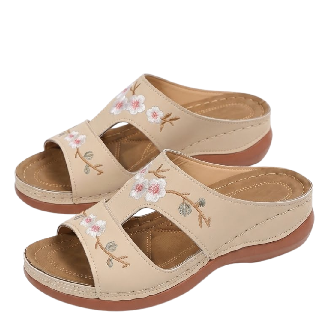 Flower – Sandali comodi - Nero - 36